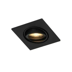 QAZQA Einbaustrahler|Wohnzimmerlampen*Moderner Einbau Spot schwarz verstellbar - Club