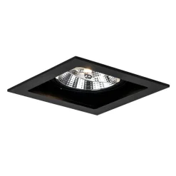 QAZQA Küchenlampen|Einbaustrahler*Moderner Einbau Spot schwarz 18 cm verstellbar - Artemis 111