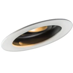 QAZQA Einbaustrahler|Wohnzimmerlampen*Moderner Einbauspot aus weißem Stahl 5er Set - Rondoo