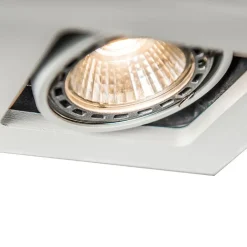 QAZQA Einbaustrahler|Wohnzimmerlampen*Moderner Einbauspot weiß verstellbar - Qure