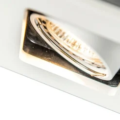 QAZQA Einbaustrahler|Wohnzimmerlampen*Moderner Einbauspot weiß verstellbar - Qure