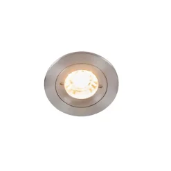QAZQA Gartenbeleuchtung|Badezimmerlampen*Moderner Einbau-Spot-Aluminium IP44 - Xena Round