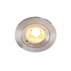 QAZQA Gartenbeleuchtung|Badezimmerlampen*Moderner Einbau-Spot-Aluminium IP44 - Xena Round