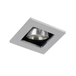 QAZQA Einbaustrahler|Wohnzimmerlampen*Moderner Einbaustrahler Aluminium Kippbar GU10 50mm - Qure
