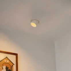 QAZQA Einbaustrahler|Wohnzimmerlampen*Moderner Einbaustrahler Beige GU10 50 mm rund schwenkbar - Installa