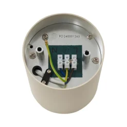 QAZQA Deckenstrahler|Aufbaustrahler*Moderner Einbaustrahler Beige GU10 50 mm rund - Deep