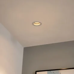 QAZQA Einbaustrahler|Wohnzimmerlampen*Moderner Einbaustrahler Beige GU10 50mm schwenk- und drehbar - Chuck