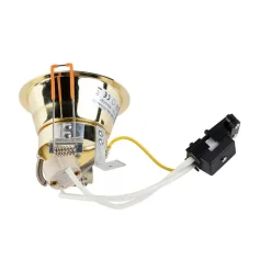 QAZQA Einbaustrahler|Wohnzimmerlampen*Moderner Einbaustrahler Gold GU10 50mm - Dept