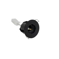 QAZQA Schlafzimmerlampen|Küchenlampen*Moderner Einbaustrahler schwarz rund - Insight