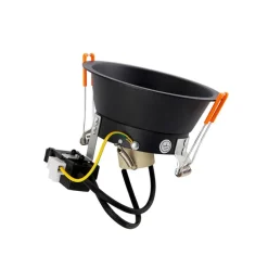 QAZQA Schlafzimmerlampen|Küchenlampen*Moderner Einbaustrahler schwarz GU10 70mm - Dept