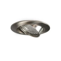 QAZQA Küchenlampen|Einbaustrahler*Moderner Einbaustrahler Stahl Neigbar - Edu