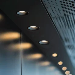 QAZQA Einbaustrahler|Wohnzimmerlampen*Moderner Einbaustrahler schwarz AR70 IP44 - Abt