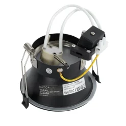 QAZQA Einbaustrahler|Wohnzimmerlampen*Moderner Einbaustrahler schwarz AR70 IP44 - Abt