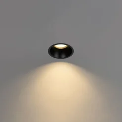 QAZQA Einbaustrahler|Wohnzimmerlampen*Moderner Einbaustrahler schwarz AR70 IP44 - Abt