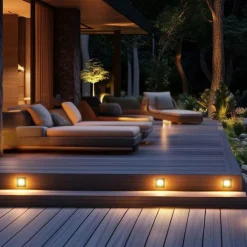 QAZQA Gartenbeleuchtung|Badezimmerlampen*Moderner Einbaustrahler Stahl inkl. LED - Square 7