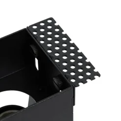 QAZQA Einbaustrahler|Wohnzimmerlampen*Moderner Einbaustrahler schwarz GU10 ohne Rand - Oneon