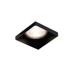 QAZQA Einbaustrahler|Wohnzimmerlampen*Moderner Einbaustrahler schwarz GU10 ohne Rand - Oneon