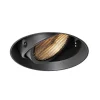 QAZQA Schlafzimmerlampen|Küchenlampen*Moderner Einbaustrahler schwarz GU10 AR111 rund randlos - Oneon Honey