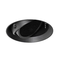 QAZQA Schlafzimmerlampen|Küchenlampen*Moderner Einbaustrahler schwarz GU10 AR111 rund randlos - Oneon Honey