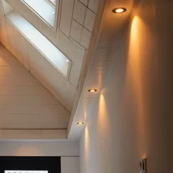 QAZQA Einbaustrahler|Wohnzimmerlampen*Moderner Einbaustrahler schwarz dreh- und schwenkbar - Rondoo