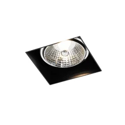 QAZQA Einbaustrahler|Wohnzimmerlampen*Moderner Einbaustrahler schwarz GU10 AR70 ohne Rand - Oneon