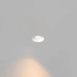 QAZQA Einbaustrahler|Esszimmerlampen*Moderner Einbaustrahler weiß GU10 rund randlos - Oneon