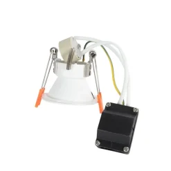 QAZQA Einbaustrahler|Wohnzimmerlampen*Moderner Einbaustrahler weiß 35 mm IP44 - Dept