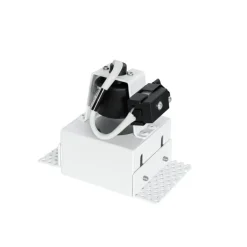 QAZQA Einbaustrahler|Wohnzimmerlampen*Moderner Einbaustrahler weiß GU10 ohne Rand - Oneon