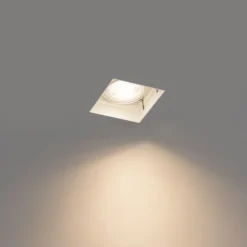 QAZQA Einbaustrahler|Wohnzimmerlampen*Moderner Einbaustrahler weiß GU10 ohne Rand - Oneon