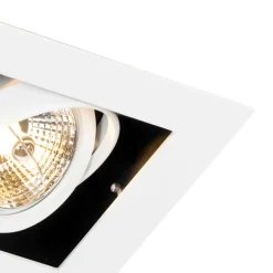 QAZQA Einbaustrahler|Wohnzimmerlampen*Moderner Einbaustrahler weiß verstellbar - Oneon 70