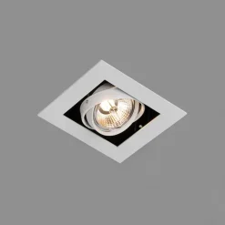 QAZQA Einbaustrahler|Wohnzimmerlampen*Moderner Einbaustrahler weiß verstellbar - Oneon 70