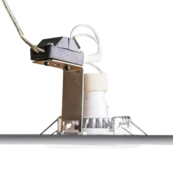 QAZQA Einbaustrahler|Wohnzimmerlampen*Moderner Einbaustrahler weiß neigbar GU10 50mm - Edu