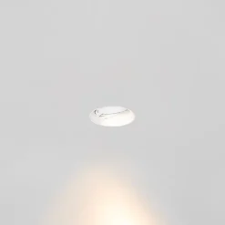 QAZQA Einbaustrahler|Wohnzimmerlampen*Moderner Einbaustrahler weiß GU10 AR70 rund randlos - Oneon Honey