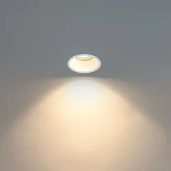 QAZQA Schlafzimmerlampen|Küchenlampen*Moderner Einbaustrahler Weiß GU10 50mm IP44 - Dept