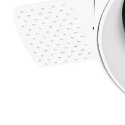 QAZQA Einbaustrahler|Wohnzimmerlampen*Moderner Einbaustrahler weiß GU10 AR111 rund randlos - Oneon Honey