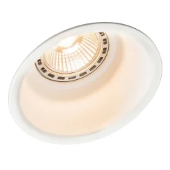 QAZQA Schlafzimmerlampen|Küchenlampen*Moderner Einbaustrahler Weiß GU10 50mm - Dept