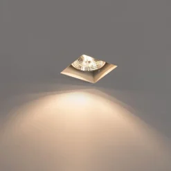 QAZQA Einbaustrahler|Wohnzimmerlampen*Moderner Einbaustrahler weiß GU10 AR70 ohne Rand - Oneon