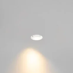 QAZQA Einbaustrahler|Wohnzimmerlampen*Moderner Einbaustrahler weiß GU10 rund randlos - Oneon Honey