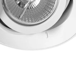 QAZQA Gartenbeleuchtung|Einbaustrahler*Moderner Einbaustrahler weiß GU10 AR70 rund randlos - Oneon