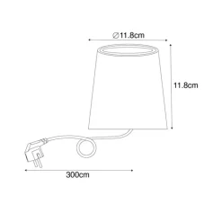 QAZQA Gartenbeleuchtung|Stehlampen Außen*Moderner Gartenstrahler schwarz rund IP65 - Lennard