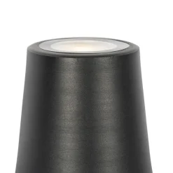 QAZQA Gartenbeleuchtung|Stehlampen Außen*Moderner Gartenstrahler schwarz rund IP65 - Lennard