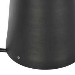 QAZQA Gartenbeleuchtung|Stehlampen Außen*Moderner Gartenstrahler schwarz rund IP65 - Lennard