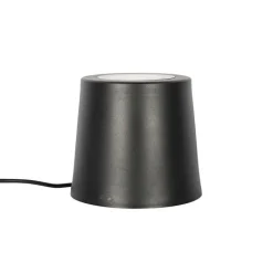 QAZQA Gartenbeleuchtung|Stehlampen Außen*Moderner Gartenstrahler schwarz rund IP65 AR111 - Lennard