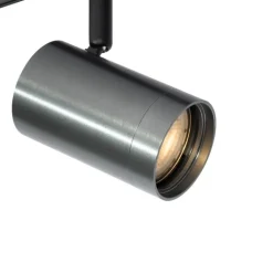 QAZQA Schlafzimmerlampen|Küchenlampen*Moderner Gunmetal-Strahler für 1-phasiges Schienensystem - Iconic Jeana