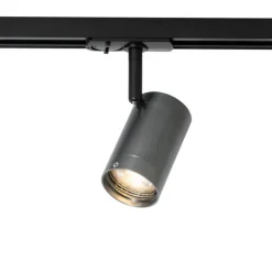 QAZQA Schlafzimmerlampen|Küchenlampen*Moderner Gunmetal-Strahler für 1-phasiges Schienensystem - Iconic Jeana
