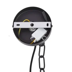 QAZQA Esszimmerlampen|Led-Kronleuchter*Moderner Kronleuchter Schwarz mit Rauchglas 9-flammig - Amel