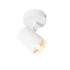 QAZQA Schlafzimmerlampen|Küchenlampen*Moderner, neigbarer Deckenstrahler weiß - Jeana