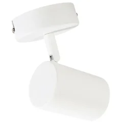 QAZQA Schlafzimmerlampen|Küchenlampen*Moderner, neigbarer Deckenstrahler weiß - Jeana