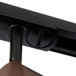 QAZQA Deckenstrahler|Aufbaustrahler*Moderner 1-Phasen-Schienenstrahler dunkelbronze - Jeana