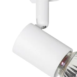 QAZQA Deckenstrahler|Aufbaustrahler*Moderner 1-Phasen-Strahler für Schienensystem weiß - Iconic Jeany